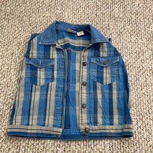 Crossroads denim vest